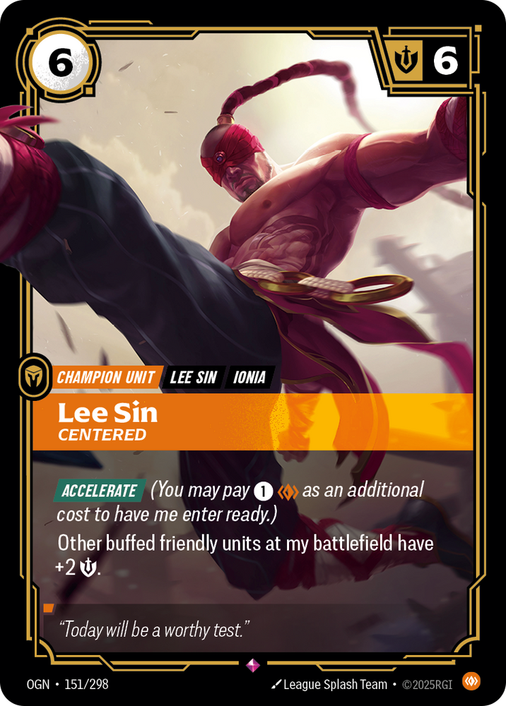 Lee Sin, Centered (Origins - 151-298)