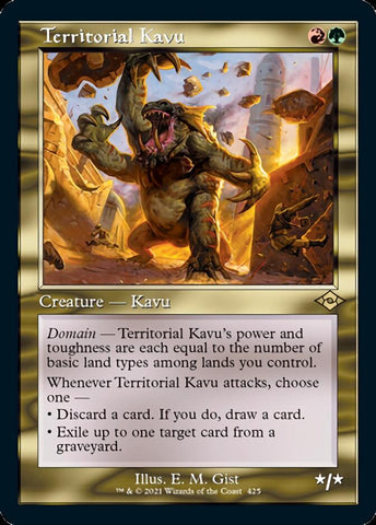 Territorial Kavu (Retro Foil Etched) [Modern Horizons 2]