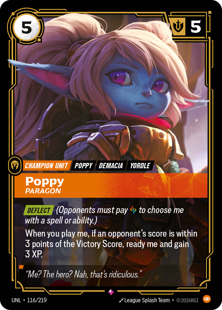 Poppy, Paragon (Unleashed - 116-219)