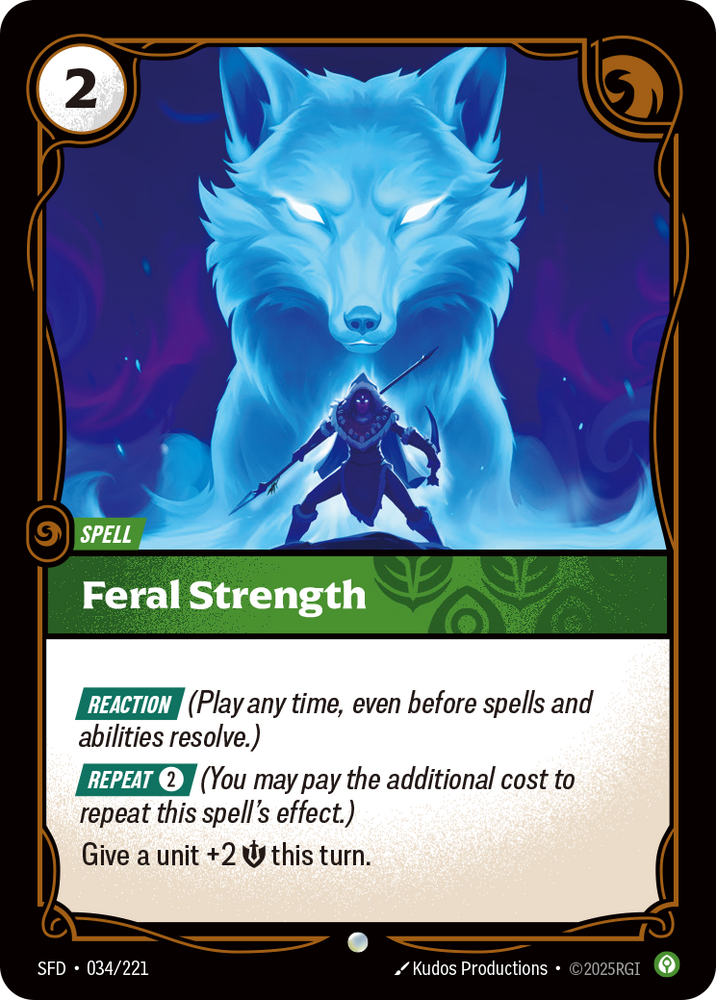 Feral Strength (Spiritforged - 034-221)