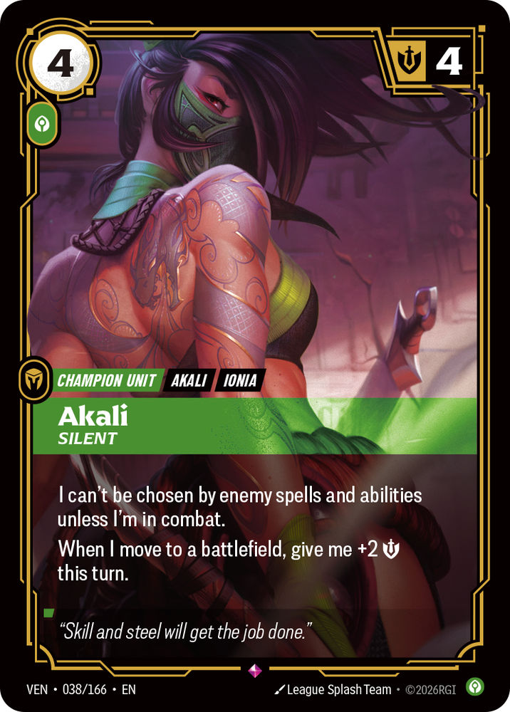 Akali, Silent (Vendetta - 038-166)