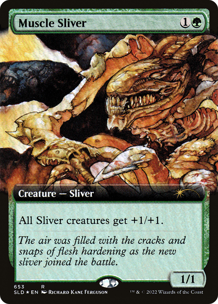 Muscle Sliver (Extended Art) [Secret Lair Drop Promos]