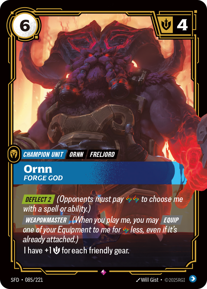 Ornn, Forge God (Spiritforged - 085-221)