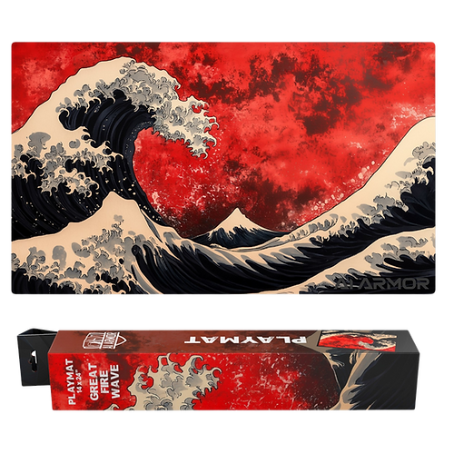 Great Fire Wave 14x24" - Playmat