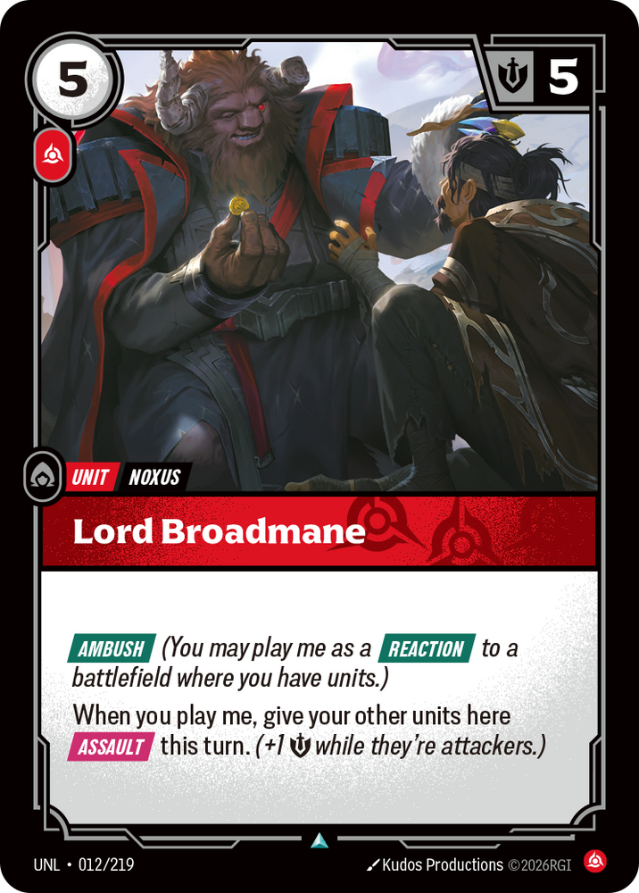Lord Broadmane (Unleashed - 012-219)