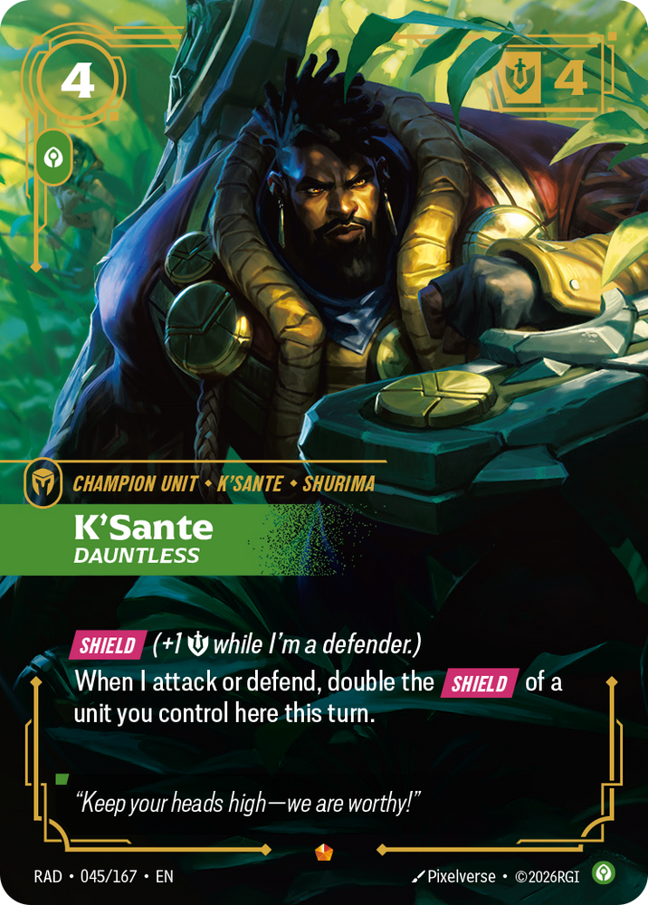 K'Sante, Dauntless (Radiance - 045-167)