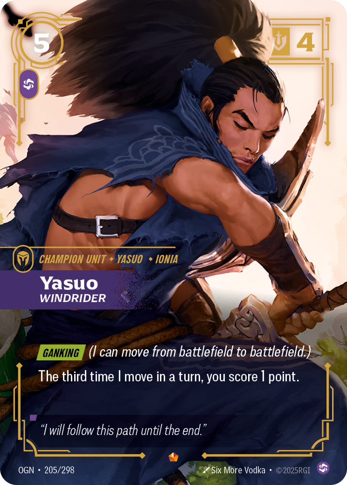 Yasuo, Windrider (Origins - 205-298)