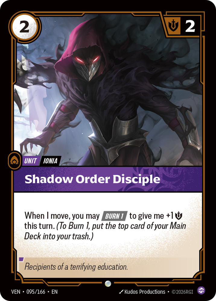 Shadow Order Disciple (Vendetta - 095-166)