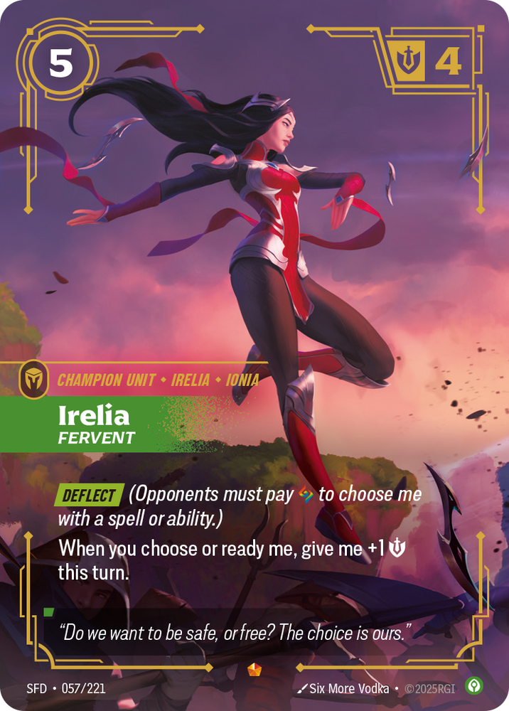Irelia, Fervent (Spiritforged - 057-221)