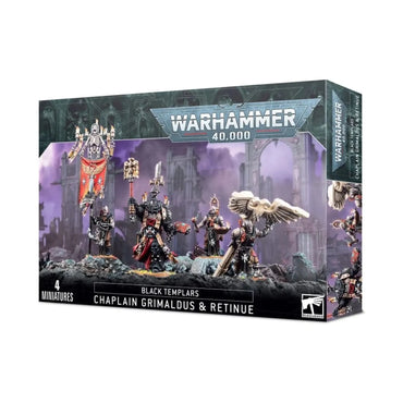 Warhammer 40K - Black Templars - Chaplain Grimaldus and Retinue