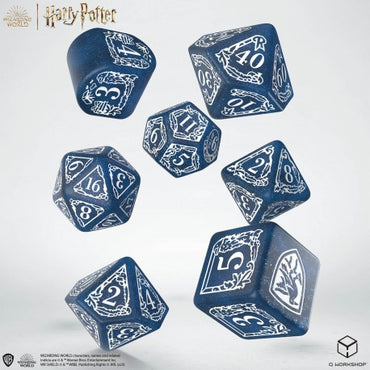 Q Workshop - Ravenclaw Modern Dice Set - Blue