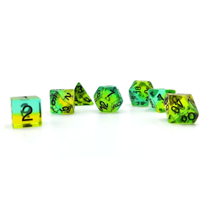 Sirius Dice - RPG 7 Die Set - Mojito
