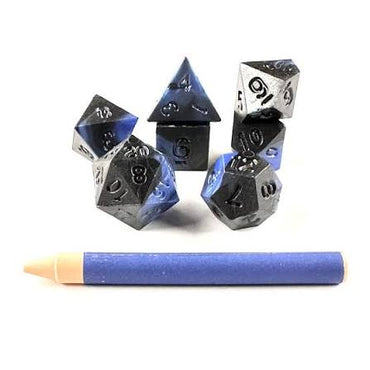 Black Oak Workshop - Advanced Dice & Crayon - Blue Swirl