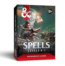 D&D - Spells Levels 0-1 - Reference Cards