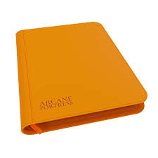 Arcane Fortress - 9 Pocket Sideloading Zipper Binder (Orange)