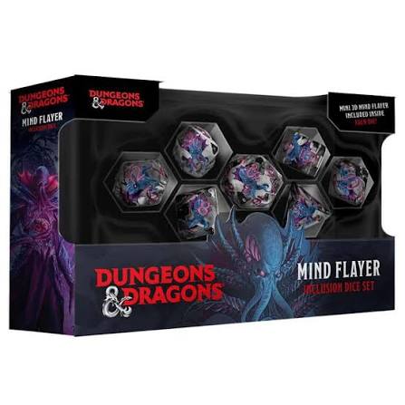 FanRoll - Dungeons and Dragons - Dice - Mind Flayer Inclusion Dice