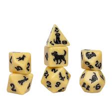 Sirius Dice - Die Set -  Golden Pup