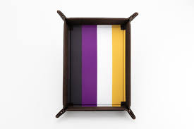 FanRoll- Dice Tray- Nonbinary Flag