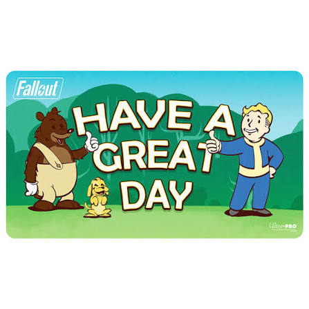 Ultra Pro - Playmat - Fallout Vault Boy - Have a Great Day