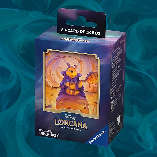 Lorcana - Azurite Sea - Deck Box - Pooh, Hunny Wizard