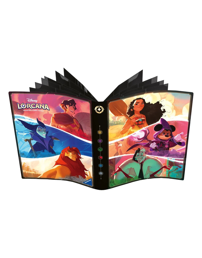 Lorcana - Lorebook - (Aladdin, Maleficent, Moana, Mickey, Cruella, Simba)(Card Portfolio)