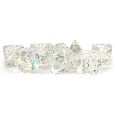 7ct Resin16mm: Rainbow Frost