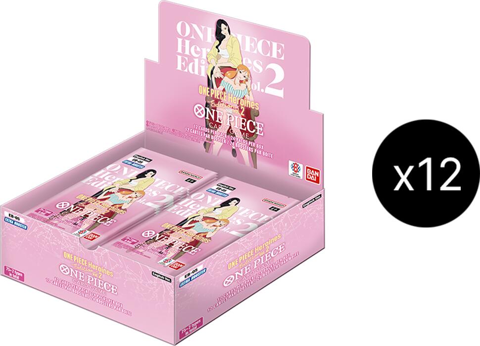 One Piece - Extra Booster: Heroines Edition Vol. 2 - Booster Box Case