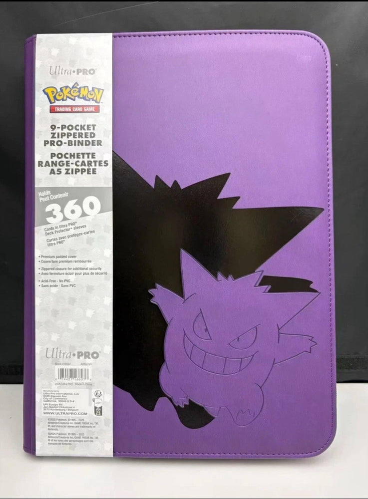 Pokemon - Binder - 9-Pocket Zippered -Gengar