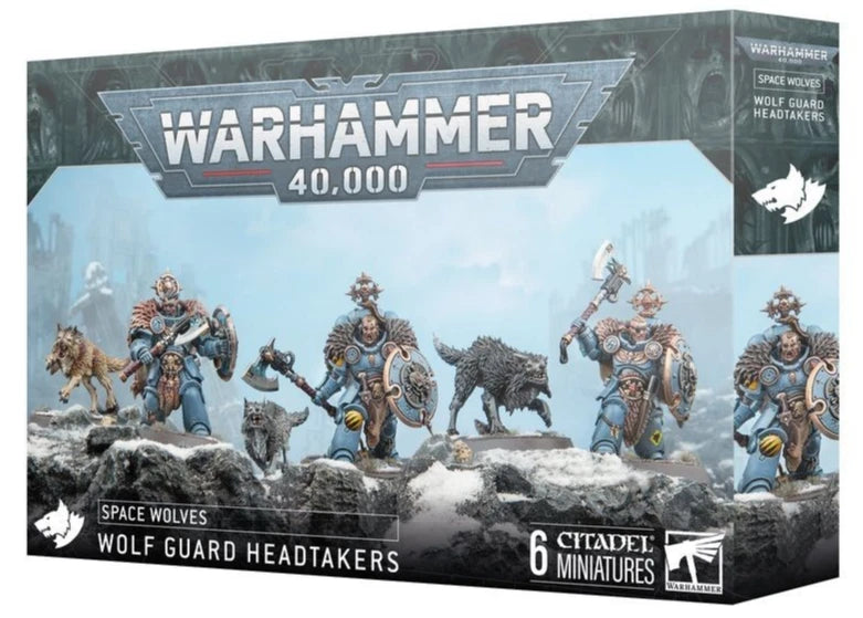 Warhammer 40K - Space Wolves - Wolf Guard Headtakers