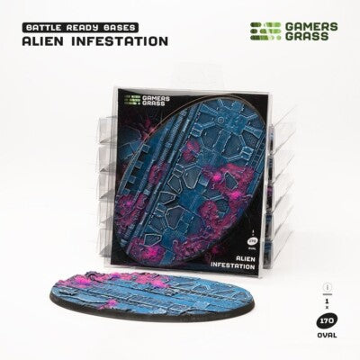 Battle Ready Bases: Alien Infestation - Round 90mm