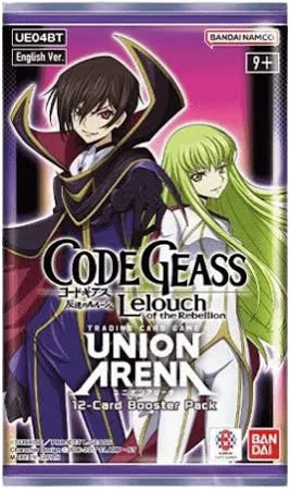Union Arena TCG Code Geass Lelouch of the Rebellion Booster (Pack) Union Arena TCG Code Geass Lelouch of the Rebellion Booster (Pack)