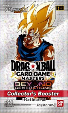 Dragon Ball Super Card Game Masters ZenkaiEX Series: Beyond Generations - Collector Booster Pack