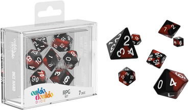 Oakie Doakie Dice - Glow in the Dark - Lava