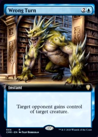 Wrong Turn (Extended Art) [Commander Legends]