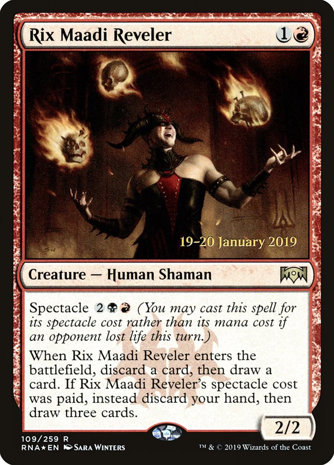 Rix Maadi Reveler [Ravnica Allegiance Prerelease Promos]