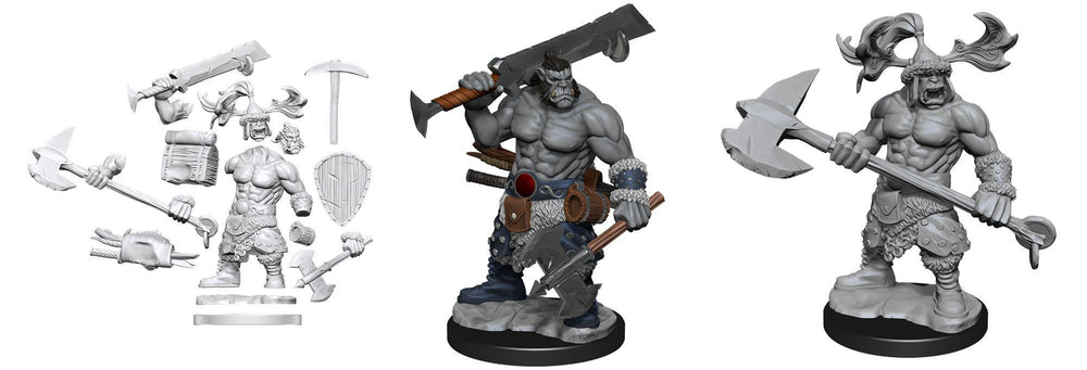 D&D - Frameworks Mini - Male Orc Barbarian