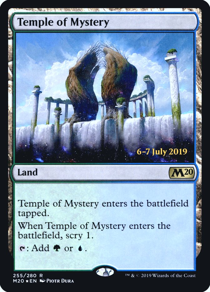 Temple of Mystery  [Core Set 2020 Prerelease Promos]