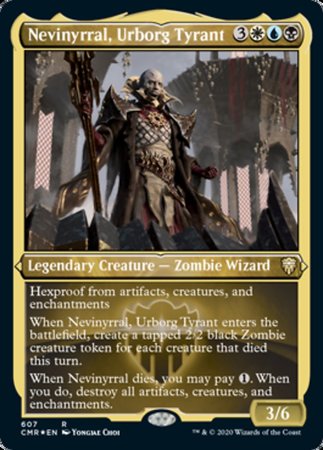 Nevinyrral, Urborg Tyrant (Foil Etched) [Commander Legends]