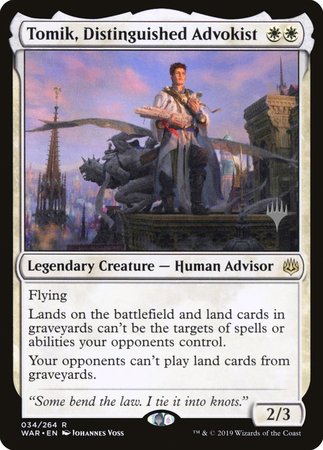 Tomik, Distinguished Advokist [War of the Spark Promos]