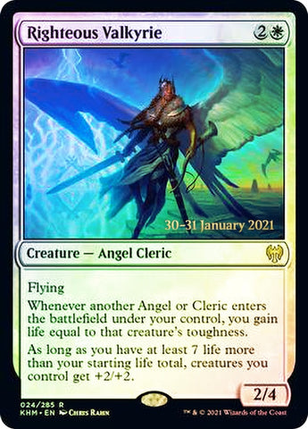 Righteous Valkyrie  [Kaldheim Prerelease Promos]