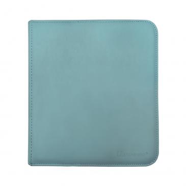 12 Pocket Zippered Binder - Aqua