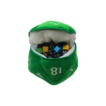 D&D - Dice Bag - D20 Green/White