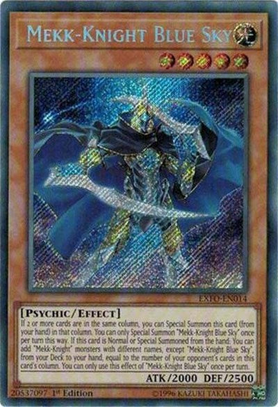 Mekk-Knight Blue Sky [EXFO-EN014] Secret Rare