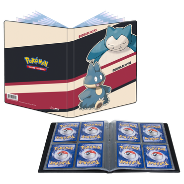 Ultra-Pro - 4 Pocket Binder - Snorlax and Munchlax