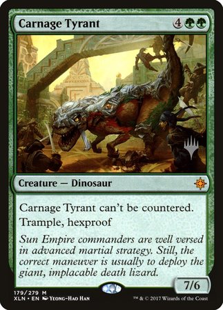 Carnage Tyrant [Ixalan Promos]