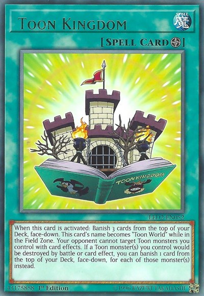 Toon Kingdom [LED2-EN052] Rare