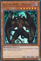 Destiny HERO - Malicious (UR) [LEHD-ENA04] Ultra Rare