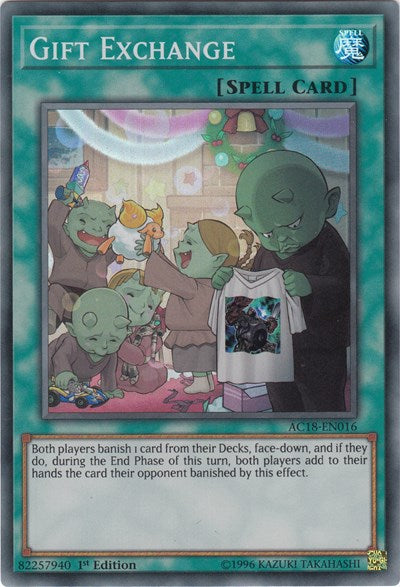 Gift Exchange [AC18-EN016] Super Rare