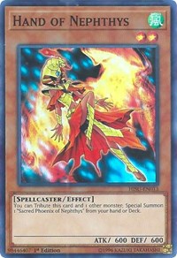 Hand of Nephthys [HISU-EN013] Super Rare