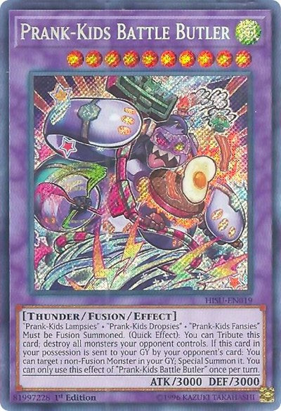 Prank-Kids Battle Butler [HISU-EN019] Secret Rare